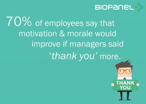 Thank employees more