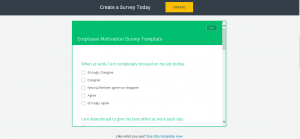 survey monkey example