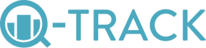 a blue text on a black background